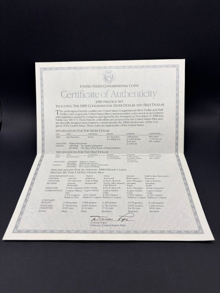 1989 United States Mint Prestige Set - Image 6