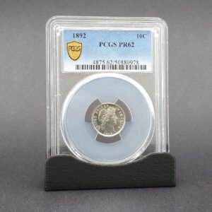 10C _ 1892 _ PR-62 _ Barber _ Silver _ PCGS