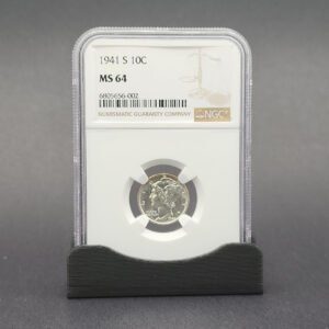 10C _ 1941-S _ MS-64 _ Mercury _ Silver _ NGC