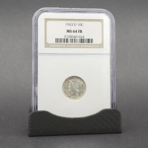 10C _ 1943-D _ MS-64-FB _ Mercury _ Silver _ NGC