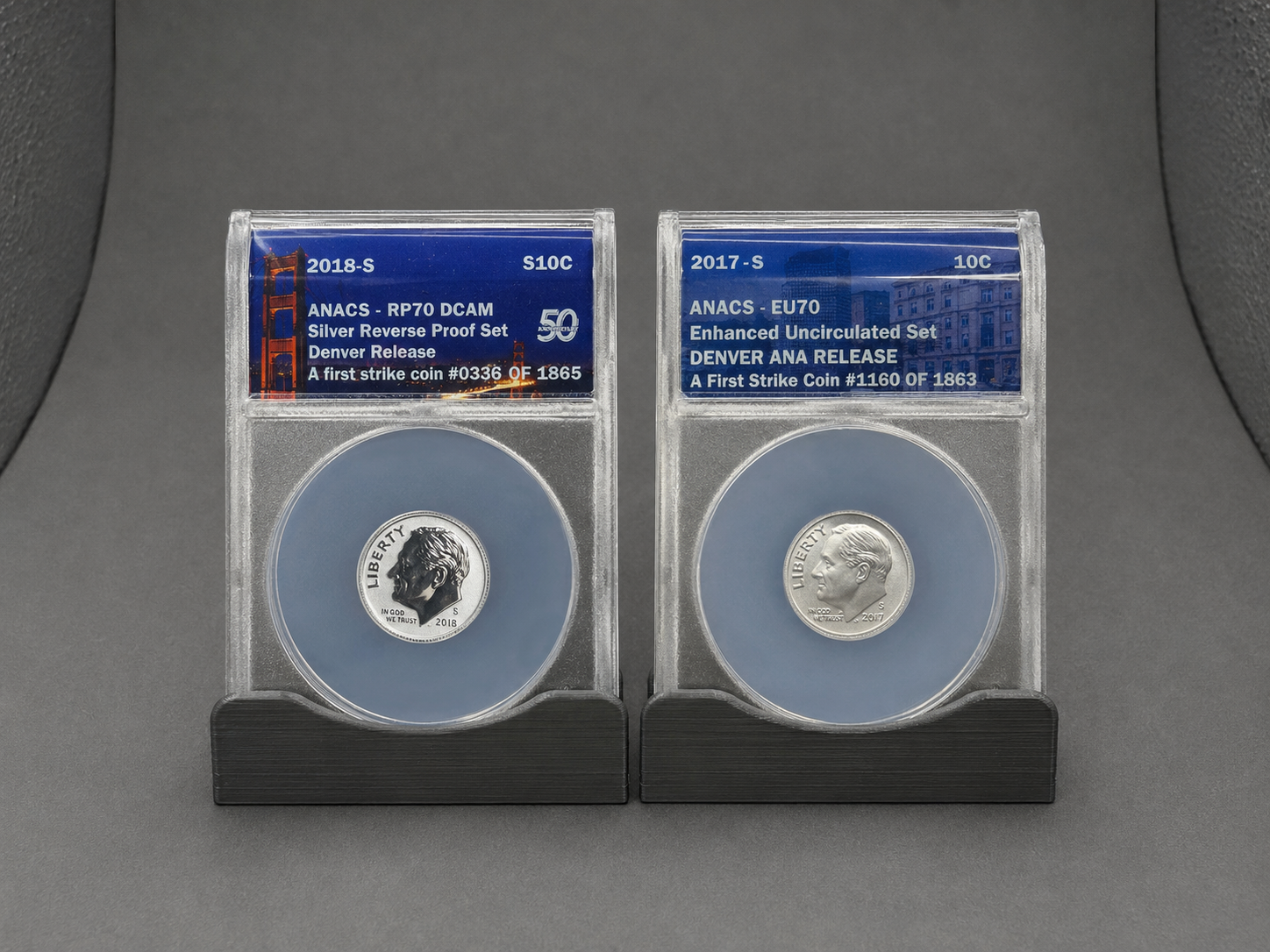 2018-S Reverse Proof Set Denver Release 1st Strike RP70 DCAM - Image 4