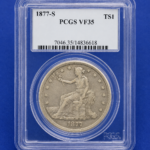 1877-S US Silver Trade Dollar - PCGS VF35