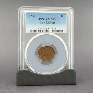 1C _ 1864 _ L on Ribbon _ VF-30 _ Indian Head _ Copper _ PCGS