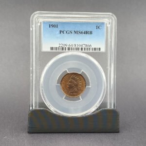 1C _ 1901 _ MS-64-RB _ Indian Head _ Copper _ PCGS