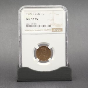 1C _ 1909-S _ VDB MS-62-BN _ Lincoln _ Copper _ NGC