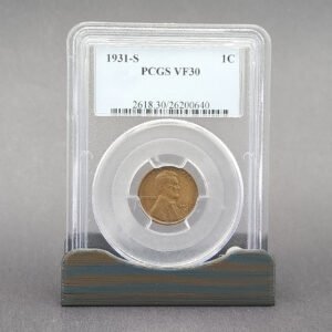 1C _ 1931-S _ VF-30 _ Lincoln _ Copper _ PCGS