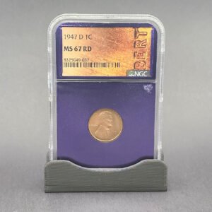 1C _ 1947-D _ MS-67-RD _ Lincoln _ Copper _ NGC