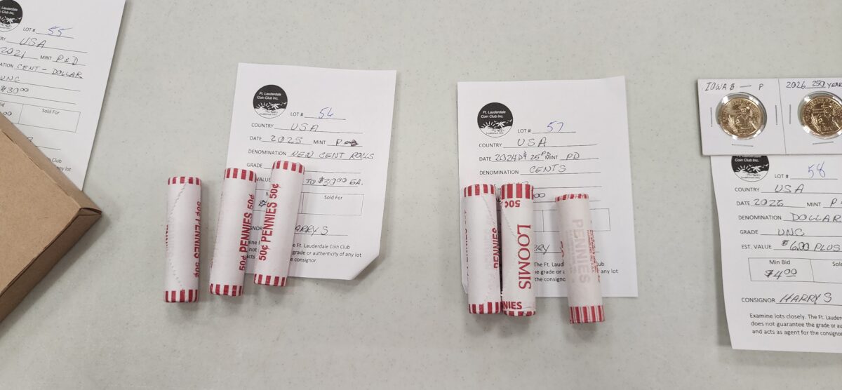 LIVE AUCTION TODAY! admission is free and open to the public.