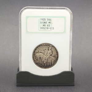50C _ 1925 _ Stone Mountain _ MS-63 _ Silver _ NGCOA