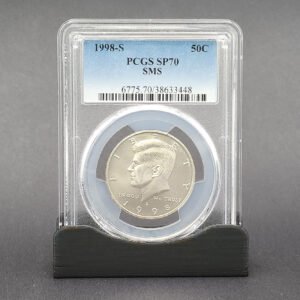 50C _ 1998-S _ SP-70 _ Kennedy _ Silver _ PCGS