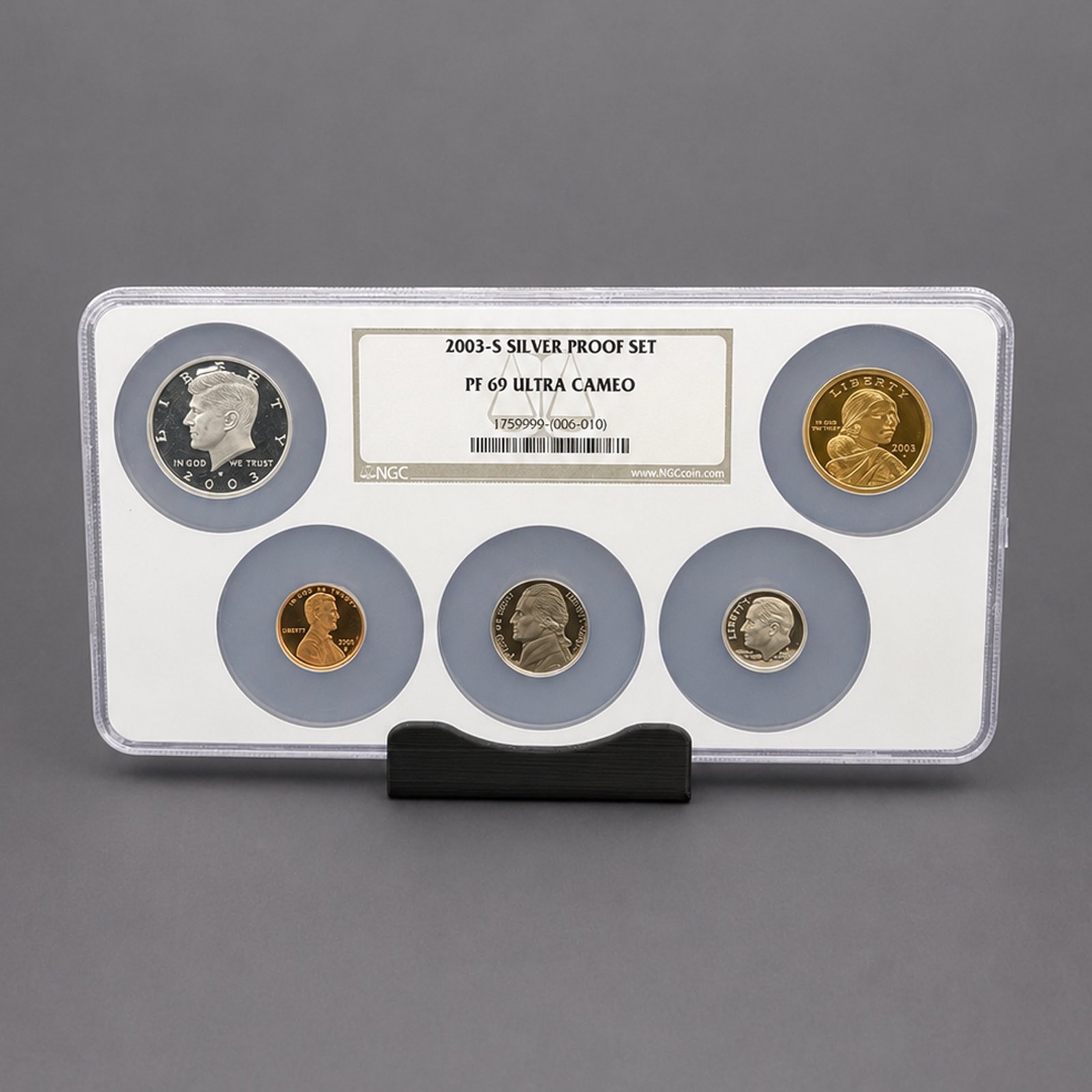 2003-S Silver Proof Set PF69