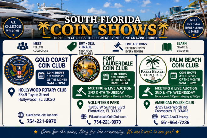 South Florida Coin Shows - ad