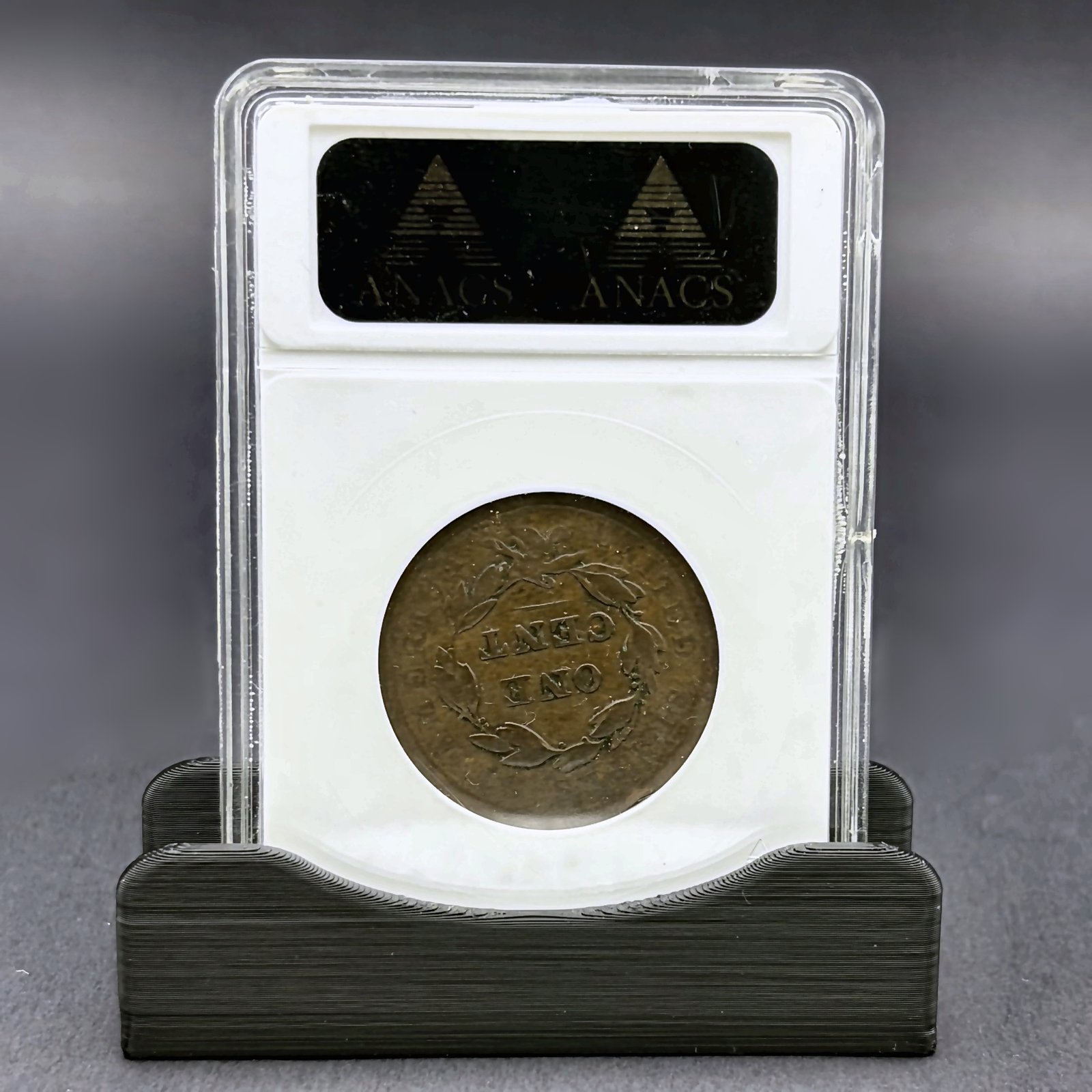 1839 "Silly Head" Coronet Head Large Cent F12 - 1C - Image 2