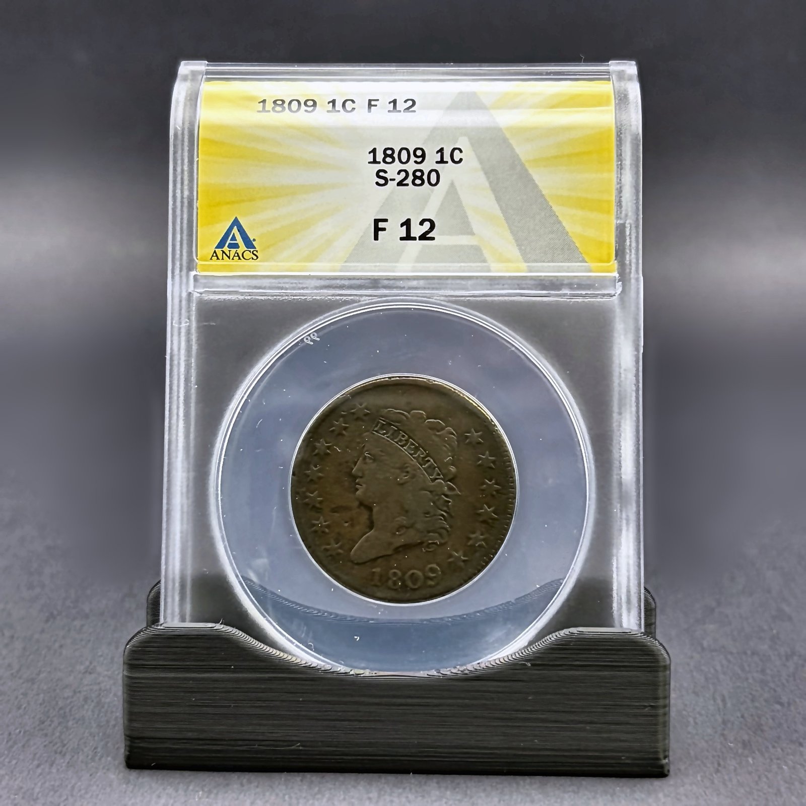 1809 Large Cent F12 - 1C