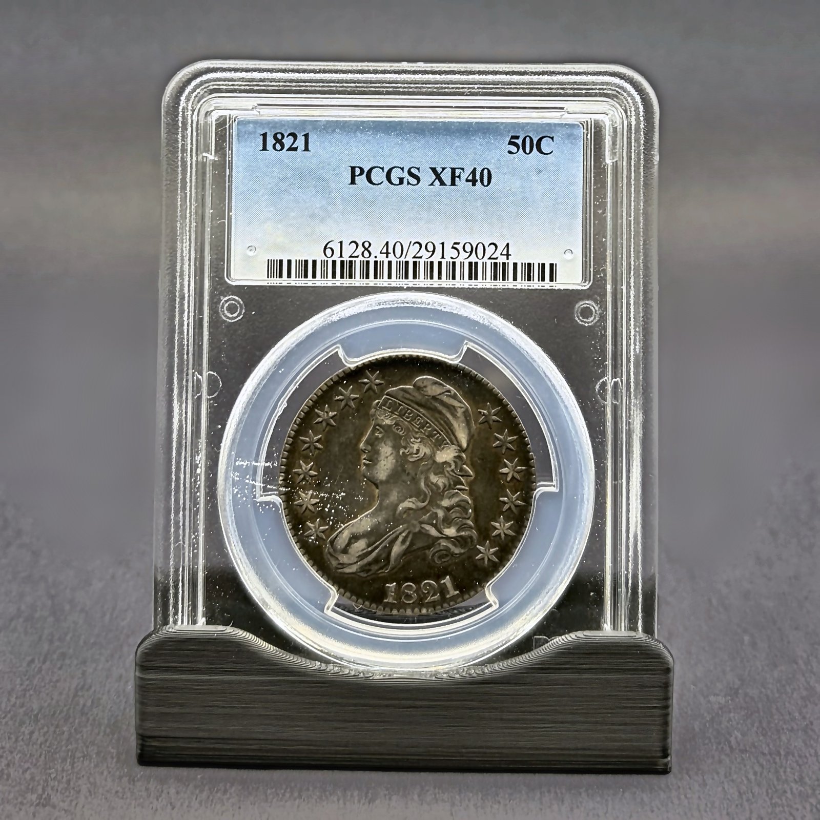 1821 Capped Bust Half Dollar PCGS XF40 - 50C