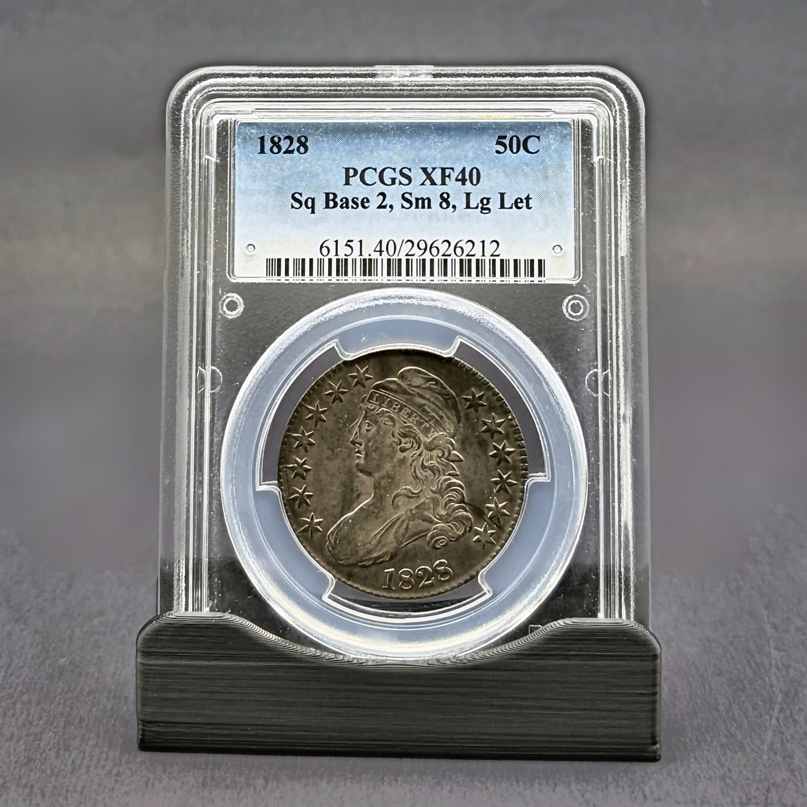 1828 Capped Bust Half Dollar PCGS XF40 - 50C
