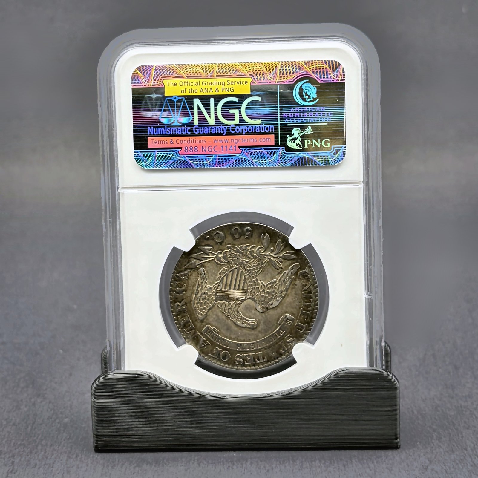 1825 Capped Bust Half Silver Half Dollar NGC XF40 - 50C - Image 2