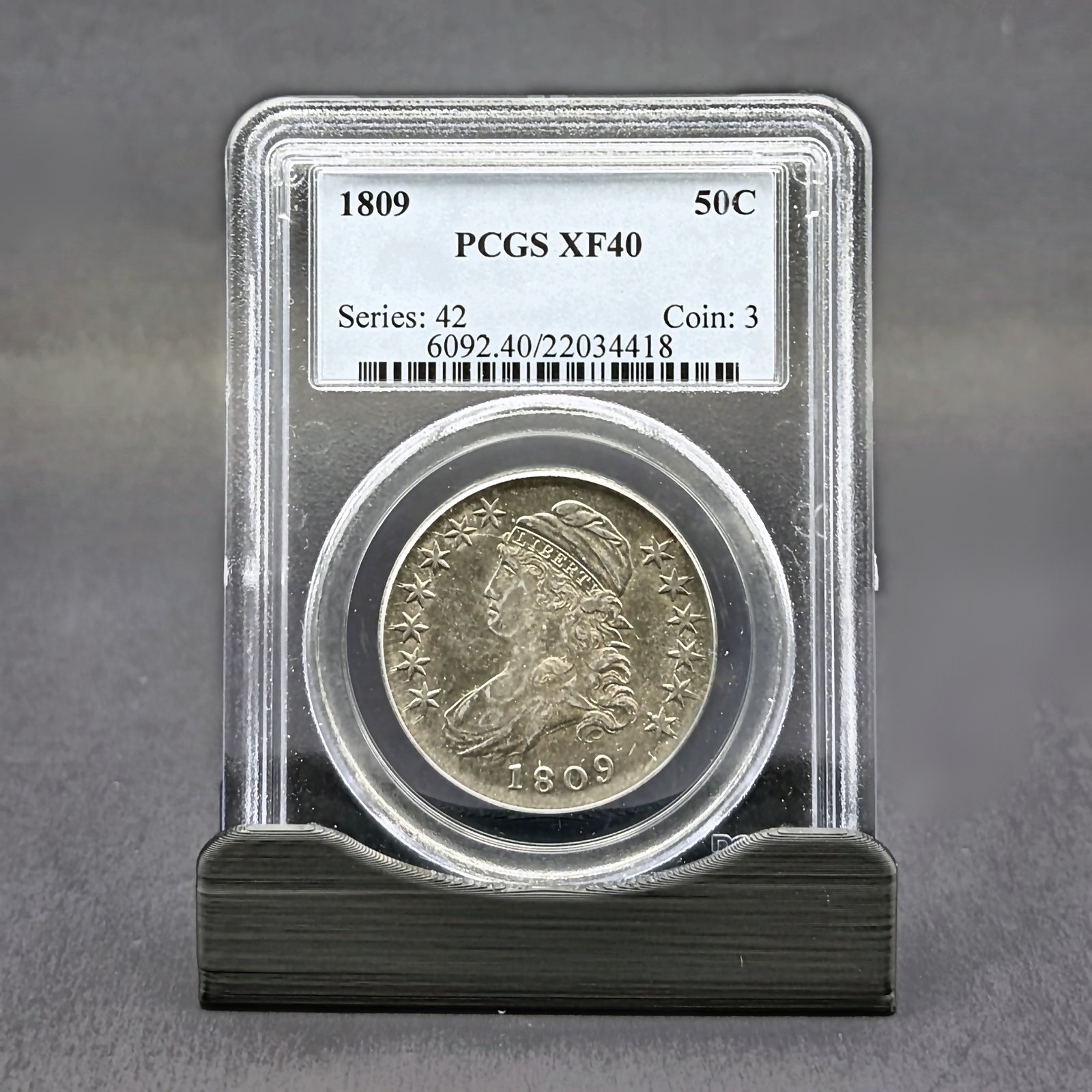 1809 Capped Bust Half Dollar PCGS XF40 - 50C
