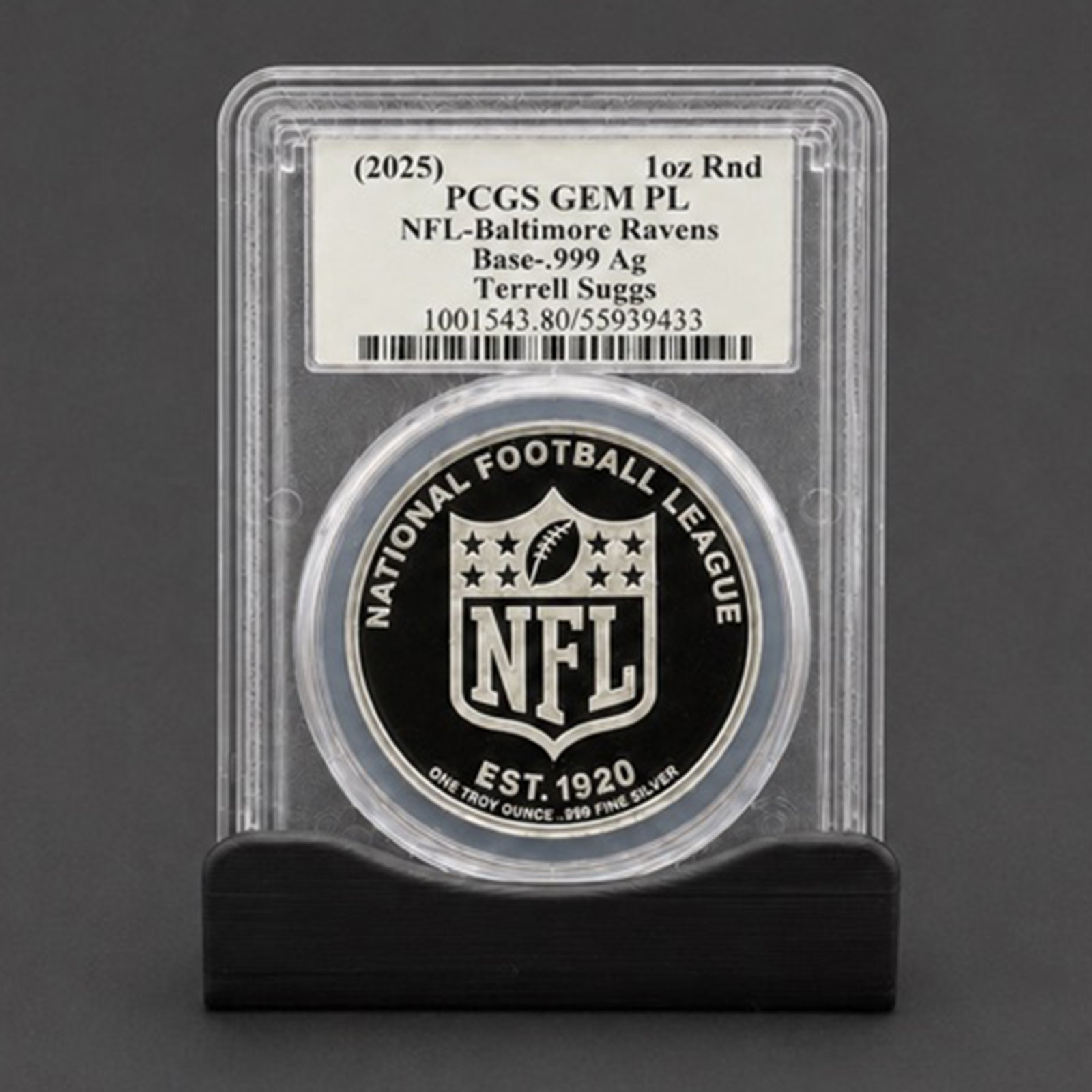 2025 NFL Baltimore Ravens PCGS GEM PL